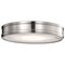 Nuvo Kendall, 14 Inch LED Flush Mount, Brushed Nickel with Alabaster Glass 62/2111 - alternate 2